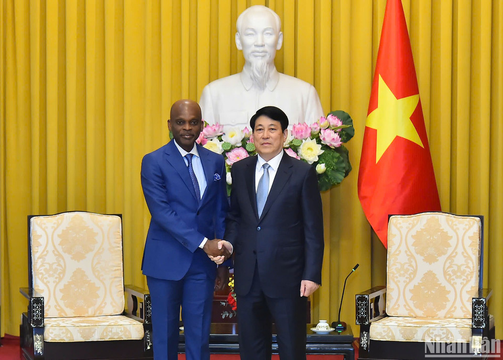 Chủ tịch nước Lương Cường tiếp Bộ trưởng Ngoại giao, Hội nhập khu vực và Kiều dân Cộng hòa Togo.