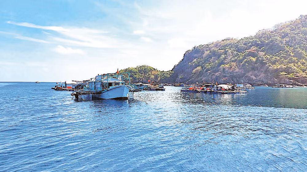 Một góc cụm đảo Hòn Chuối thuộc Khu bảo tồn loài-sinh cảnh tỉnh Cà Mau.