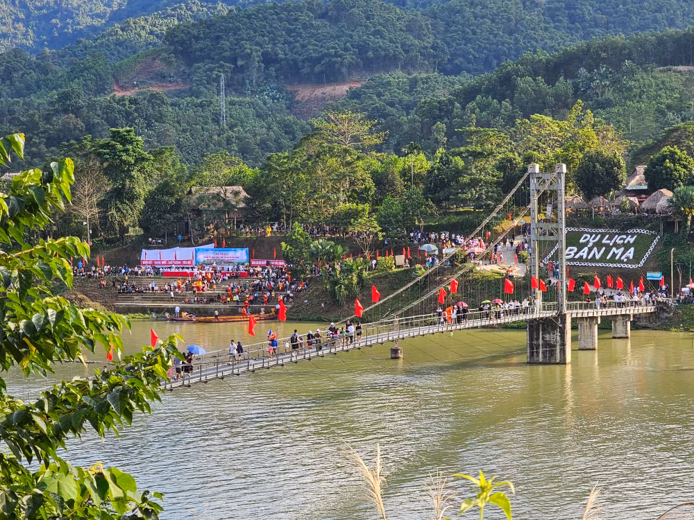 Bản Mạ, một điểm du lịch cộng đồng mang đậm bản sắc văn hóa Thái ở thị trấn Thường Xuân.