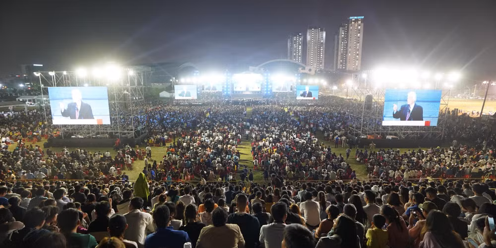 Lễ hội “Xuân yêu thương” của các Hội thánh Tin lành Việt Nam. (Ảnh Ban tổ chức)