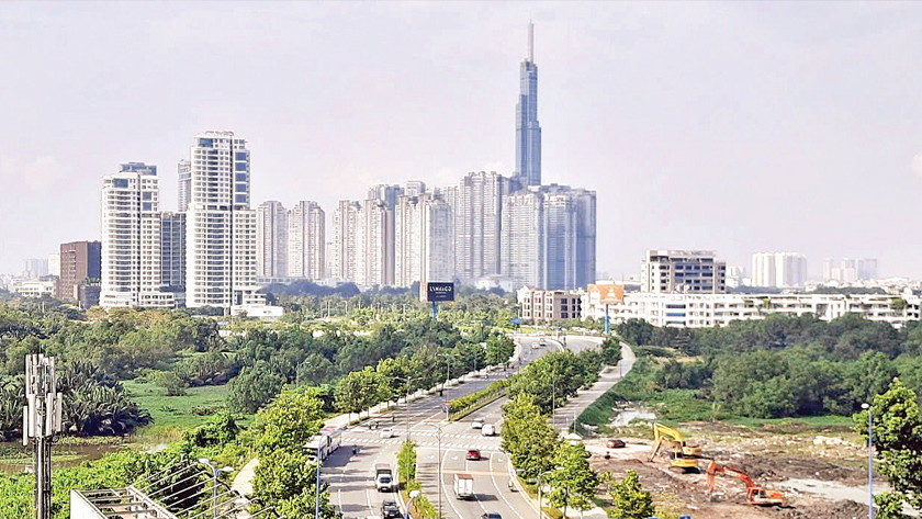Một góc Thành phố Hồ Chí Minh. 