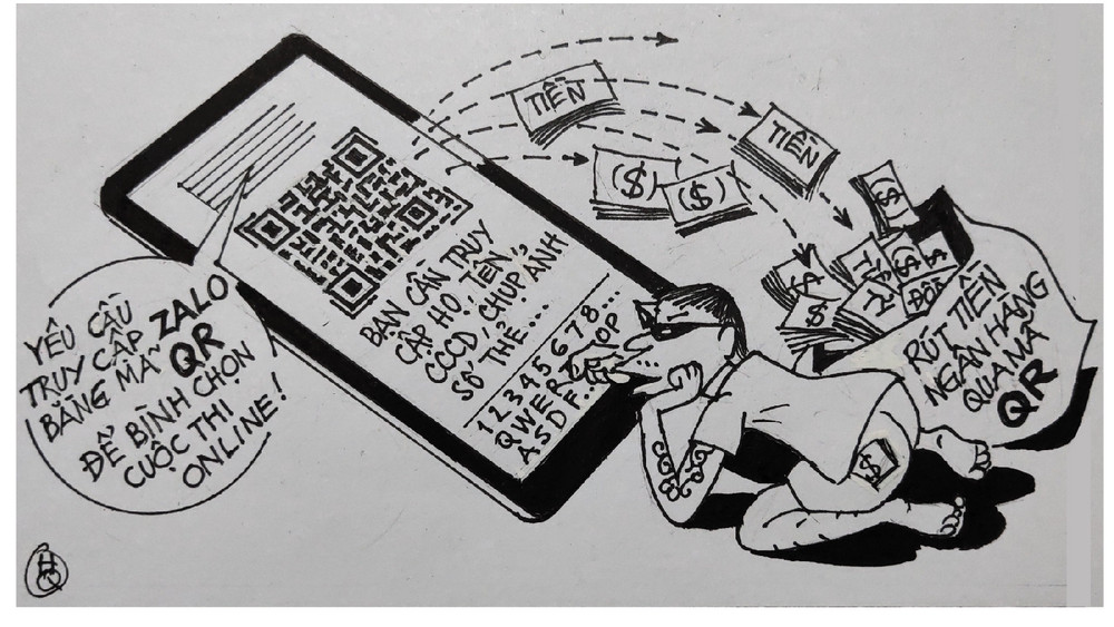 Lừa đảo qua quét mã QR 