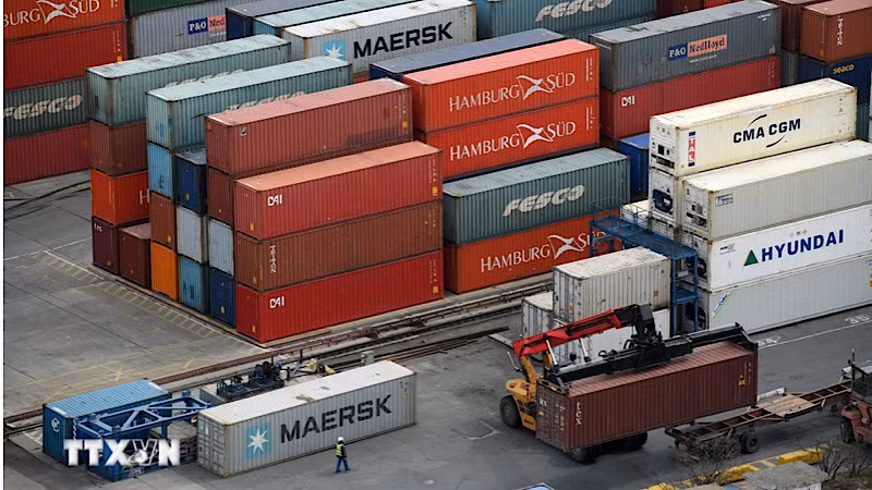 Cảng hàng hóa Vladivostok ở vùng Viễn Đông của Nga. (Ảnh: AFP/TTXVN)