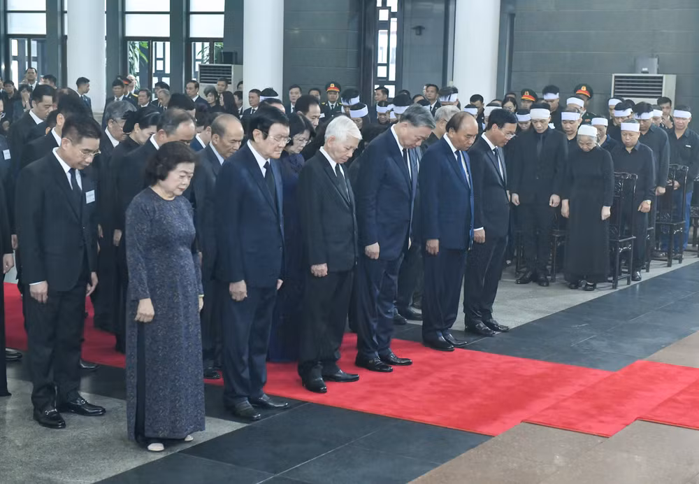 Toàn cảnh Lễ viếng Tổng Bí thư Nguyễn Phú Trọng: Trang nghiêm và xúc động ảnh 58