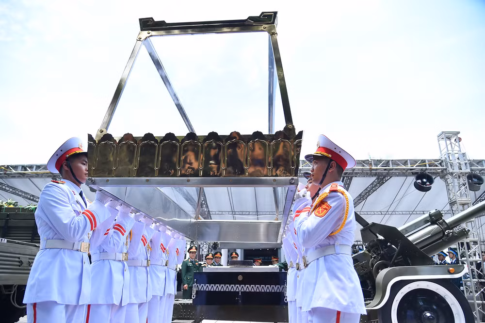 Toàn cảnh Lễ truy điệu và Lễ an táng Tổng Bí thư Nguyễn Phú Trọng ảnh 25