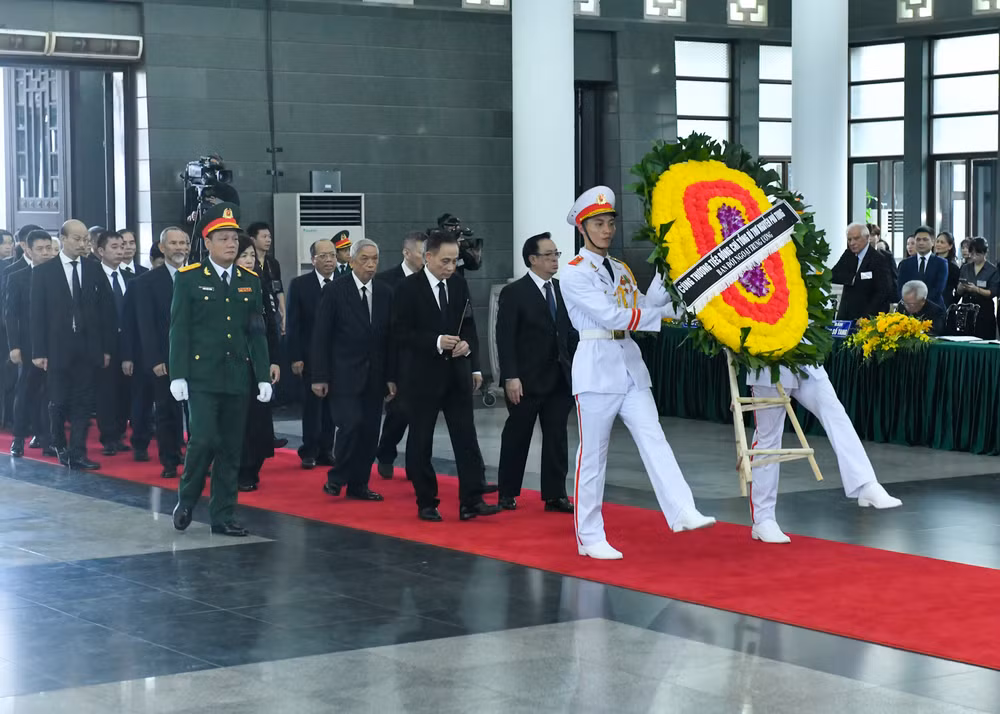 Toàn cảnh Lễ viếng Tổng Bí thư Nguyễn Phú Trọng: Trang nghiêm và xúc động ảnh 124