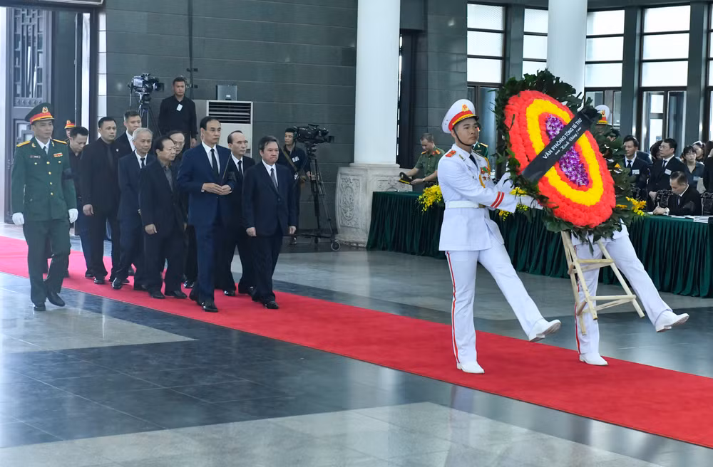 Toàn cảnh Lễ viếng Tổng Bí thư Nguyễn Phú Trọng: Trang nghiêm và xúc động ảnh 130