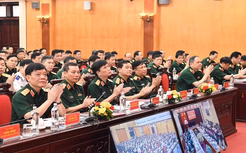 Các đại biểu tham dự hội nghị. (Ảnh Phú Sơn) 