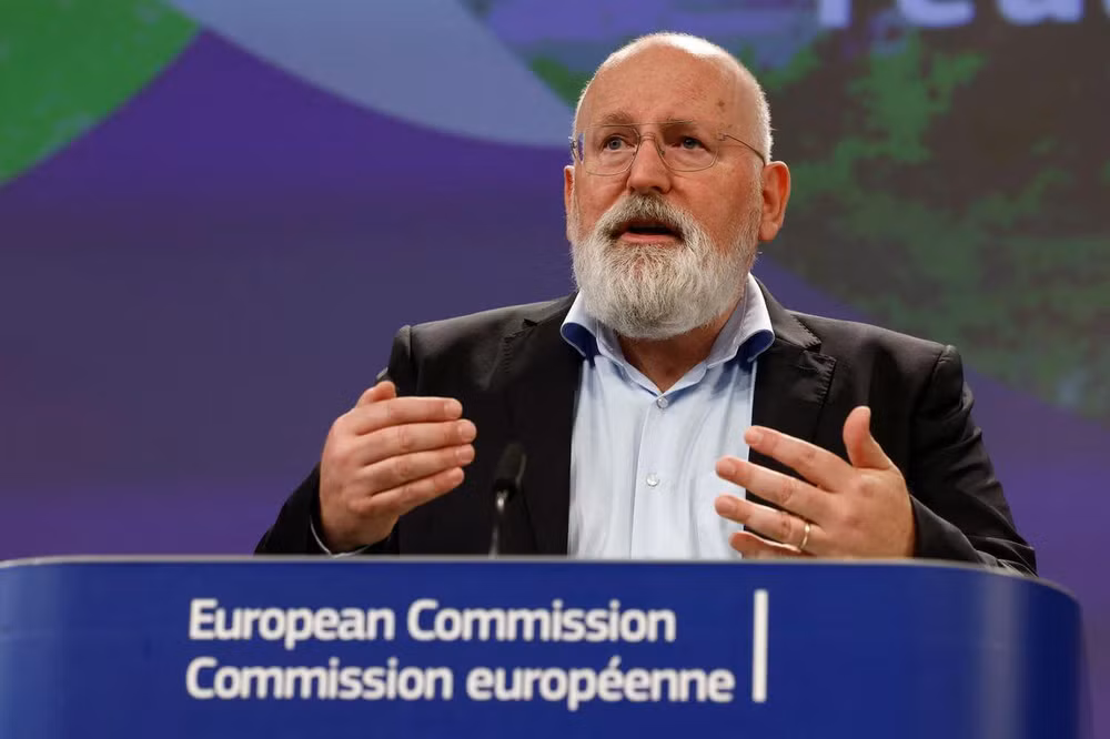 Phó Chủ tịch Ủy ban châu Âu (EC) Frans Timmermans. (Ảnh: Reuters)