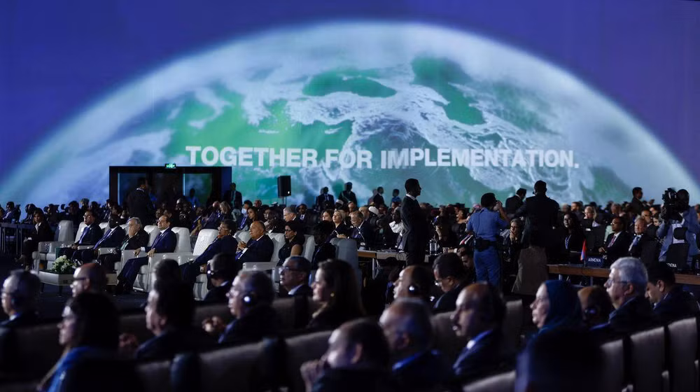 Các đại biểu tham dự COP27 tại Sharm el-Sheikh, Ai Cập, ngày 7/11/2022. (Ảnh: Reuters)