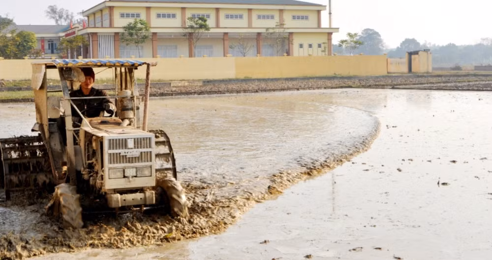 Nông dân huyện Phú Bình (Thái Nguyên) được cung cấp đủ nước sản xuất vụ xuân năm 2023.