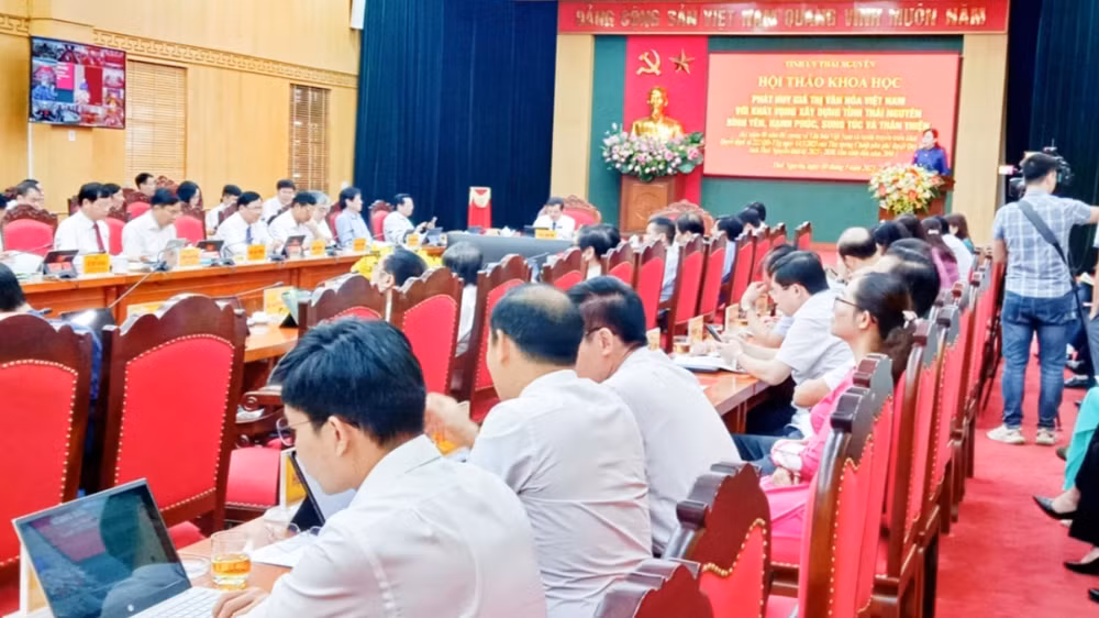 Tỉnh Thái Nguyên tổ chức hội thảo khoa học để phát huy trí tuệ các nhà khoa học, chuyên gia, quản lý nhiều lĩnh vực để thực hiện Quy hoạch tỉnh.