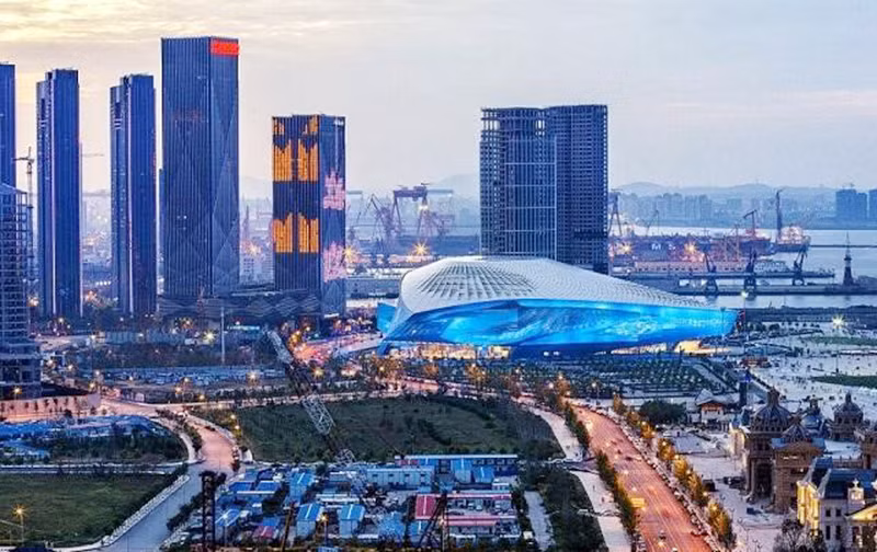 Trung tâm Hội nghị WEF tại Đại Liên, Trung Quốc.