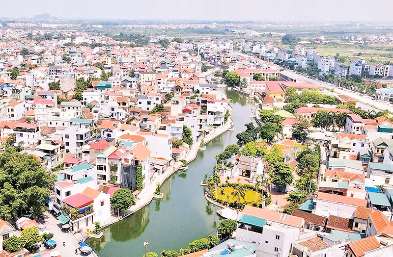 Diện mạo nông thôn mới tại xã Lại Yên. (Ảnh ĐỖ TÂM)