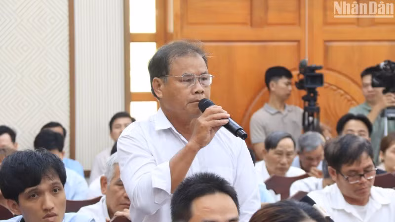 Cử tri Đà Nẵng kiến nghị nhiều vấn đề bức xúc, được dư luận quan tâm. (Ảnh: ANH ĐÀO)