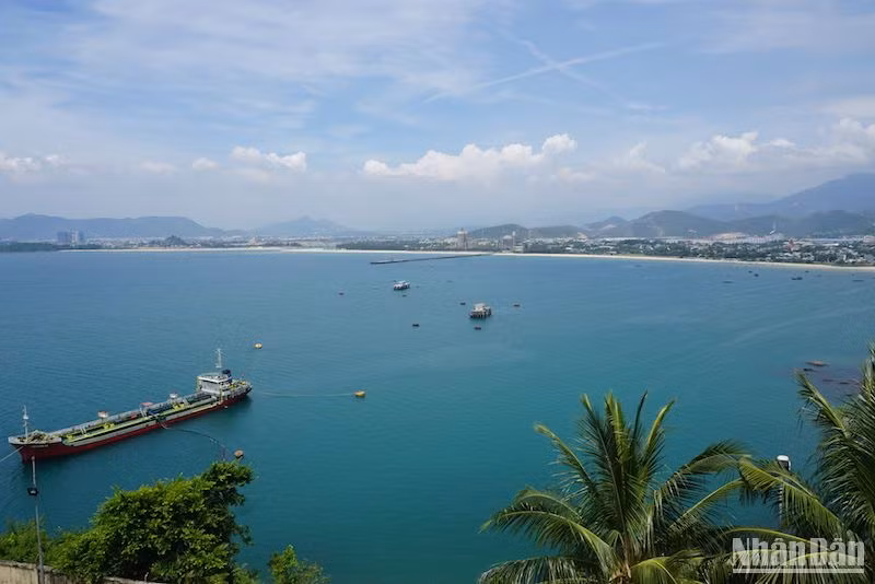 Khu vực xây dựng Cảng biển Liên Chiểu, (Ảnh: ANH ĐÀO)