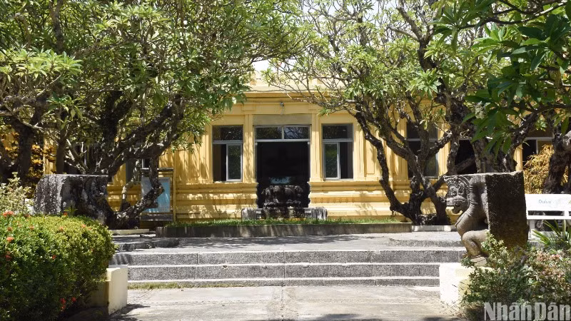 Bảo tàng Điêu khắc Chăm Đà Nẵng hiện có 12 Bảo vật Quốc gia (Ảnh: ANH ĐÀO)