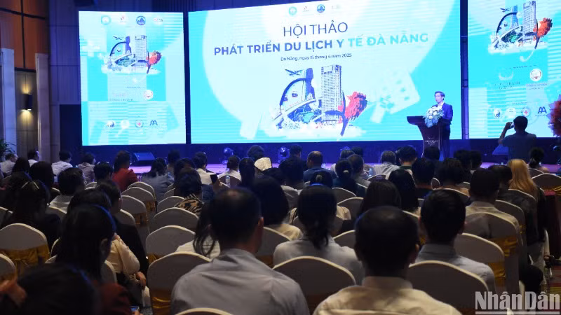 Đây là lần đầu tiên thành phố Đà Nẵng tổ chức hội thảo nhằm tìm giải pháp phát triển sản phẩm du lịch y tế. (Ảnh: ANH ĐÀO)