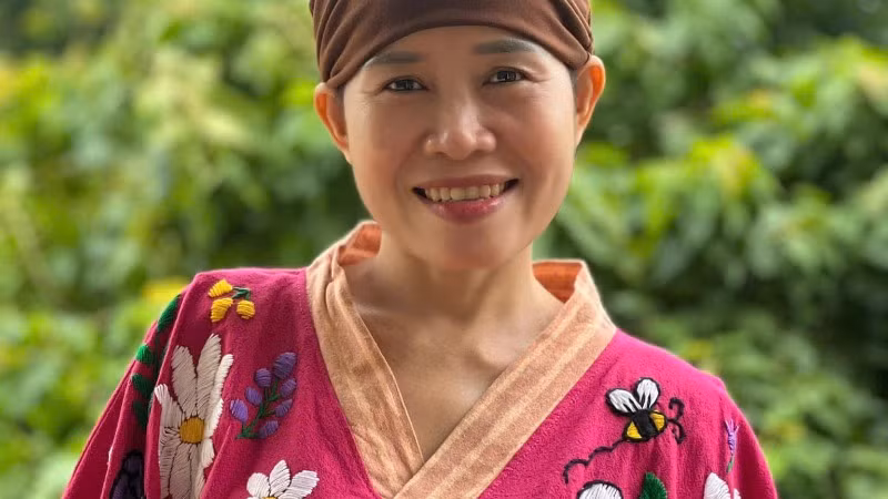 Nhà phê bình Hoàng Thụy Anh.