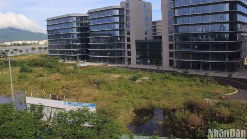 Một góc Dự án Khu Công viên Phần mềm số 2 gần 1.000 tỷ của Đà Nẵng. (Ảnh: ANH ĐÀO)