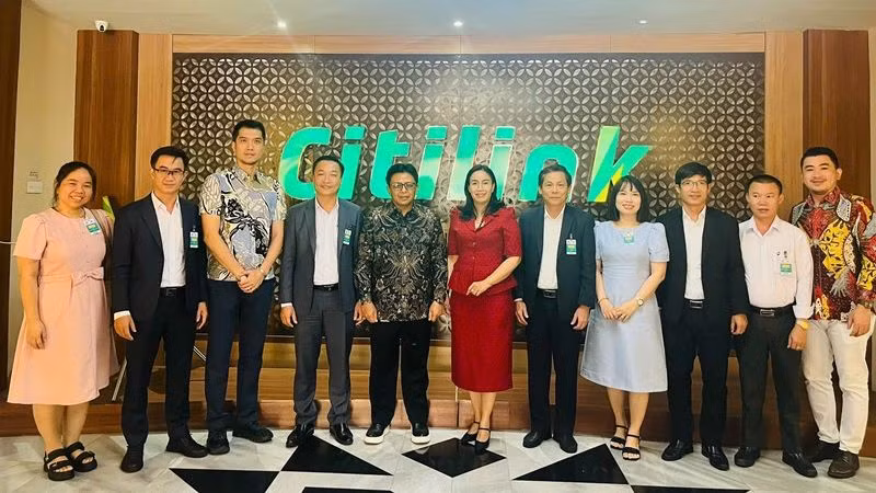 Thành phố Đà Nẵng cam kết trong thời gian đến, thành phố sẽ tiếp tục đẩy mạnh công tác truyền thông, quảng bá xúc tiến mở đường bay từ Indonesia-Đà Nẵng. (Ảnh Đoàn công tác cung cấp)