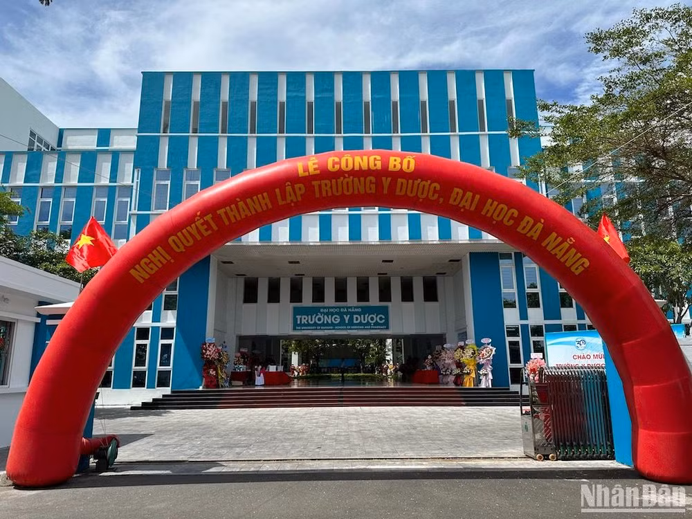 Trường Y Dược đóng tại Khu Đô thị Đại học Đà Nẵng, phường Hoà Quý, Quận Ngũ Hành Sơn, thành phố Đà Nẵng. (Ảnh: ANH ĐÀO)