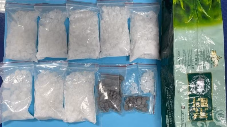 Tang vật thu giữ trong chuyên án. (Ảnh: Công an cung cấp)