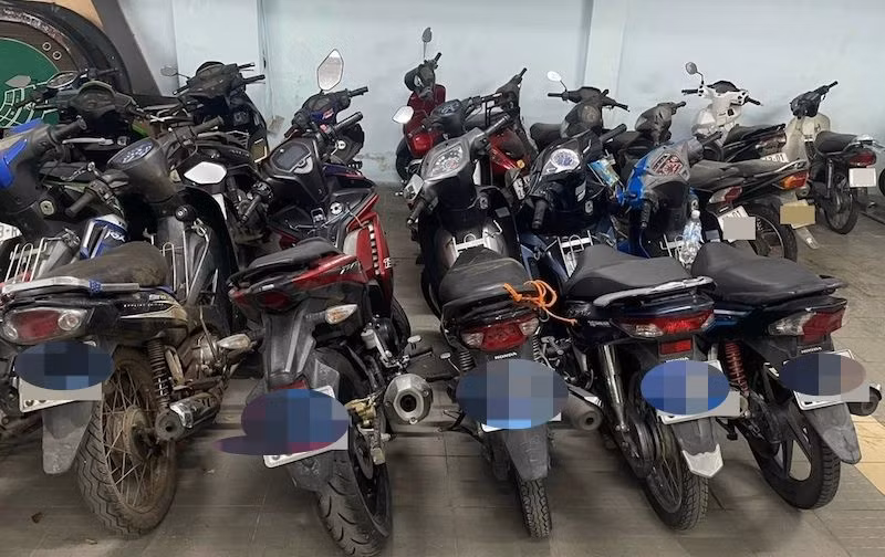 Tang vật thu giữ tại hiện trường. (Ảnh: Công an cung cấp)