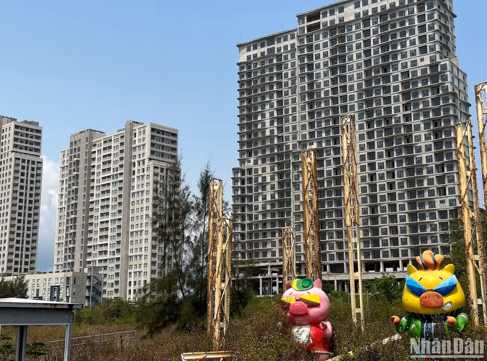 Một góc của siêu dự án Tổ hợp du lịch và giải trí Cocobay (Ảnh: ANH ĐÀO)