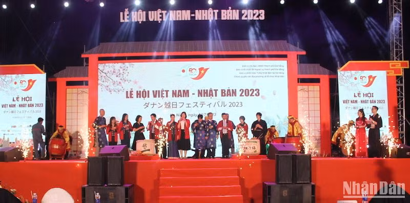 Khai mạc Lễ hội Việt Nam-Nhật Bản thành phố Đà Nẵng 2023 tối nay (13/7). (Ảnh: ANH ĐÀO)