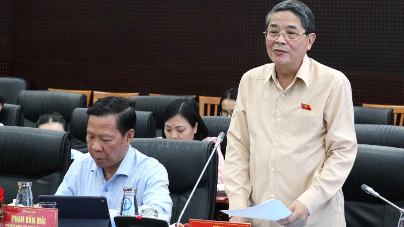 Phó Chủ tịch Quốc hội Nguyễn Đức Hải phát biểu tại buổi làm việc. (Ảnh: ANH ĐÀO) Phó Chủ tịch Quốc hội Nguyễn Đức Hải phát biểu tại buổi làm việc. (Ảnh: ANH ĐÀO)