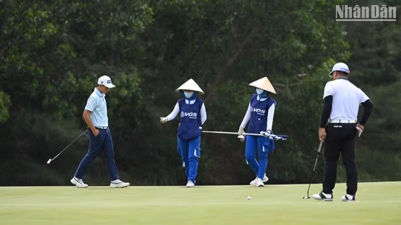 Giải đấu BRG Open Golf Championship Danang 2024 thu hút sự tham gia của gần 140 gôn thủ. (Ảnh: ANH ĐÀO)
