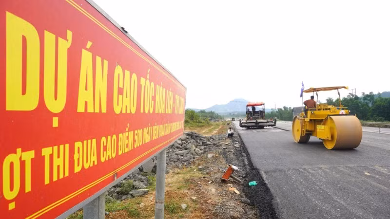 Nút giao Túy Loan nối giữa cao tốc Đà Nẵng-Quảng Ngãi và cao tốc Túy Loan-Hòa Liên và cắt qua quốc lộ 14B. (Ảnh: KH)