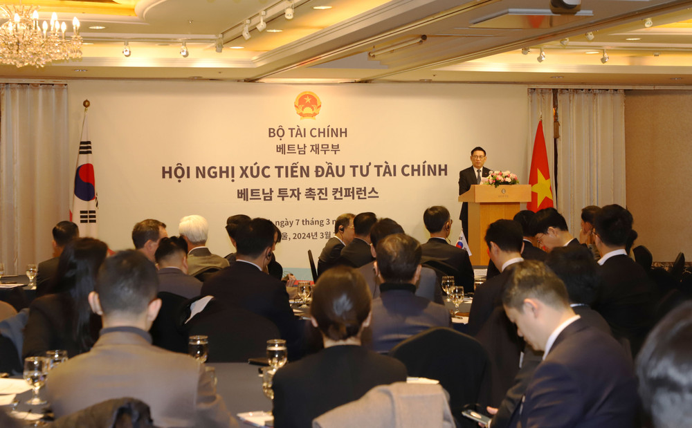 Bộ trưởng Tài chính Hồ Đức Phớc phát biểu khai mạc Hội nghị