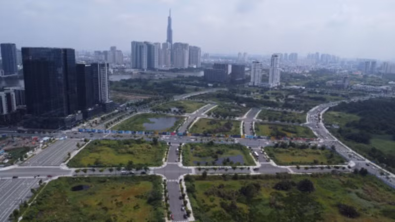 Không gian phát triển đô thị tại thành phố Thủ Đức.