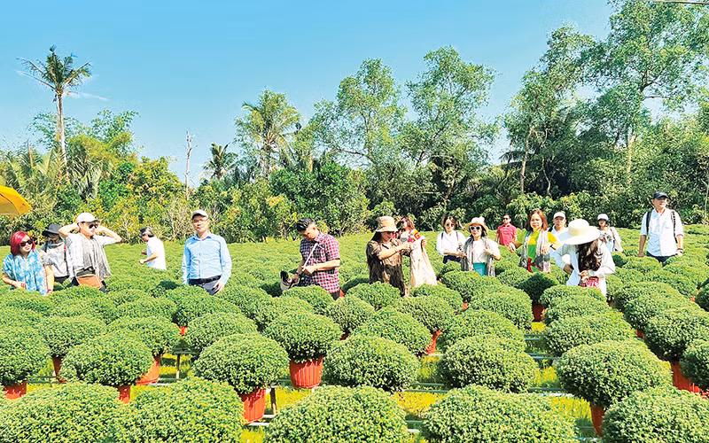 Bến Tre đang mời gọi đầu tư phát triển du lịch tại vùng sản xuất hoa kiểng Chợ Lách.