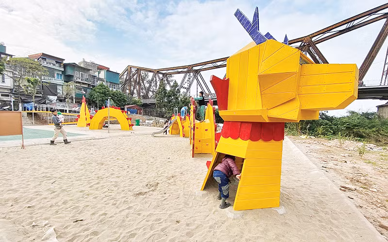 Công viên rừng Phúc Tân tạo ra một không gian sinh hoạt mới, hữu ích cho người dân Thủ đô.