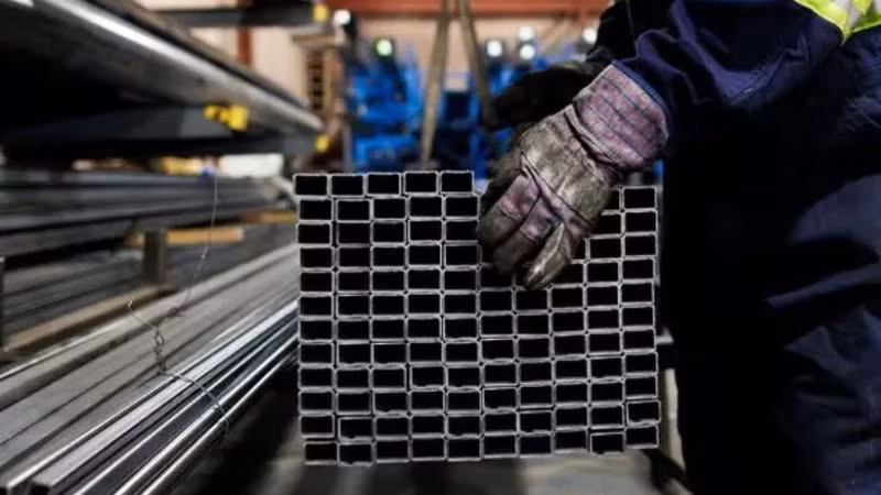 Mỹ nâng tổng mức thuế mới đối với thép và nhôm nhập khẩu từ Canada lên 50%. (Nguồn: AFP)