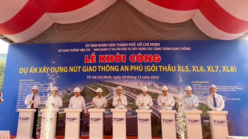Khởi công xây dựng nút giao thông An Phú, thành phố Thủ Đức, Thành phố Hồ Chí Minh.