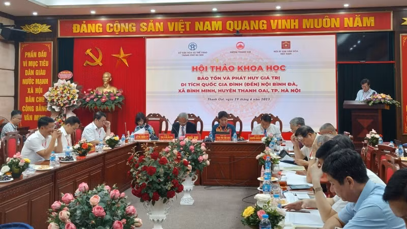 Hội thảo có sự tham của nhiều chuyên gia, nhà nghiên cứu văn hóa, lịch sử và khảo cổ.