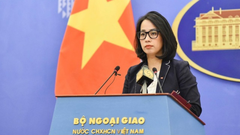 Người Phát ngôn Bộ Ngoại giao Việt Nam Phạm Thu Hằng.