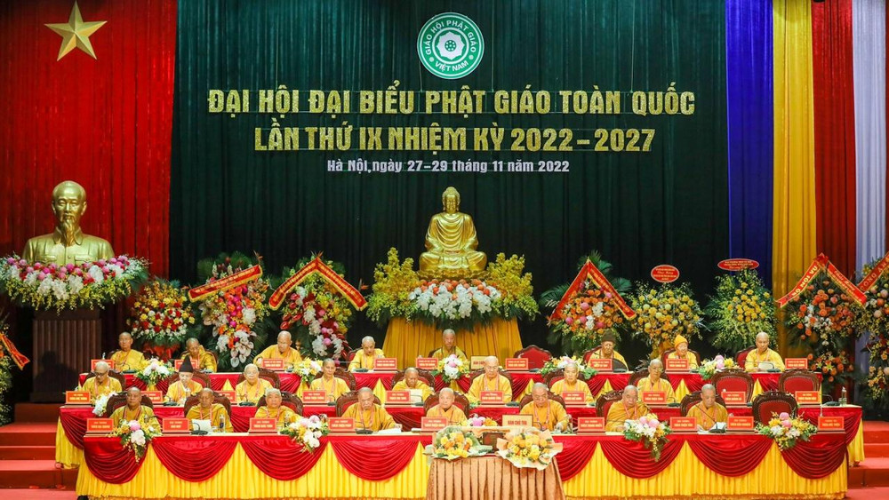 Quang cảnh phiên bế mạc Đại hội. (Ảnh: Duy Linh)