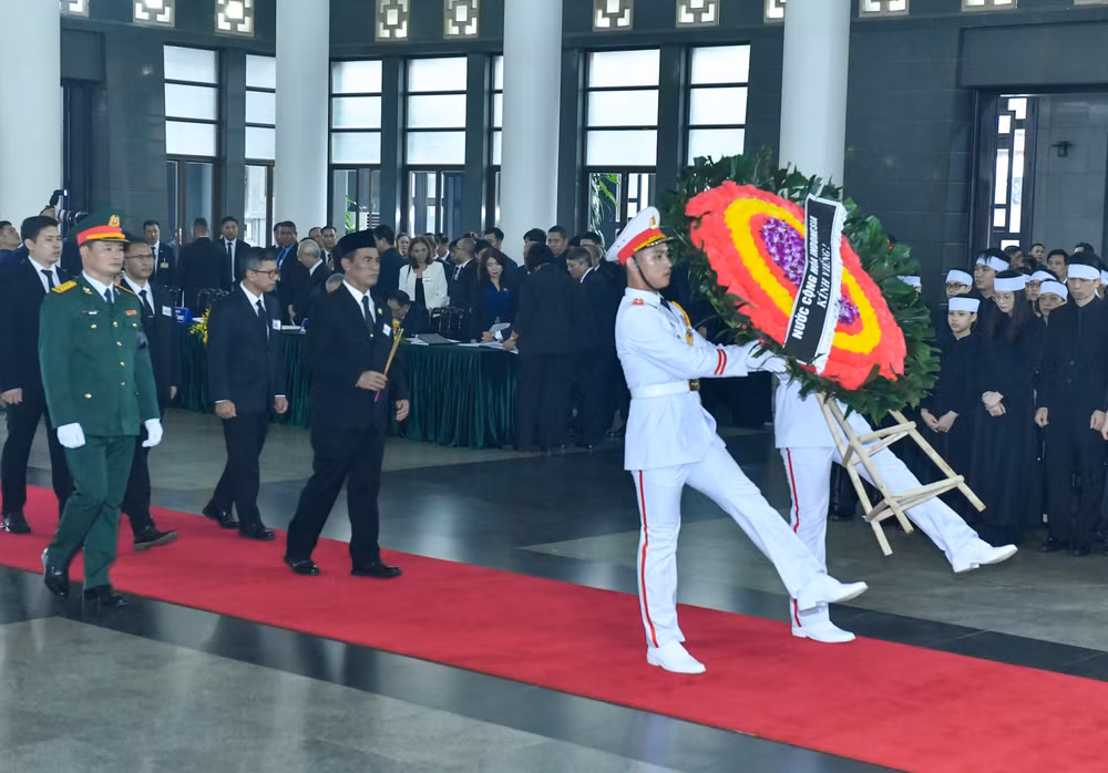 Đoàn Indonesia viếng Tổng Bí thư Nguyễn Phú Trọng.