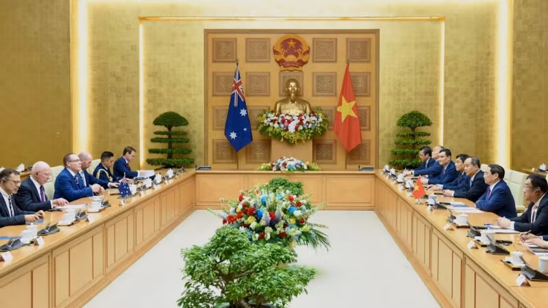 Thủ tướng Phạm Minh Chính hội kiến Toàn quyền Australia David Hurley.