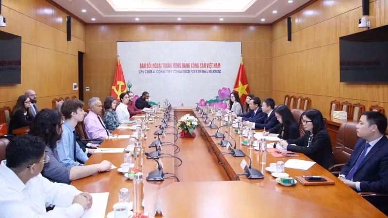 Quang cảnh hội đàm. (Ảnh: Phương Hoa/TTXVN)