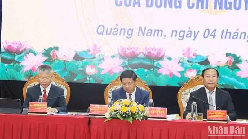 Quảng Nam tổ chức Hội thảo khoa học về “Cuộc đời và sự nghiệp hoạt động cách mạng của đồng chí Nguyễn Trác”.