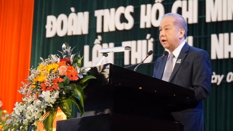 Đồng chí Phó Bí thư Thường trực Tỉnh ủy Thừa Thiên Huế Phan Ngọc Thọ phát biểu chỉ đạo tại Đại hội.