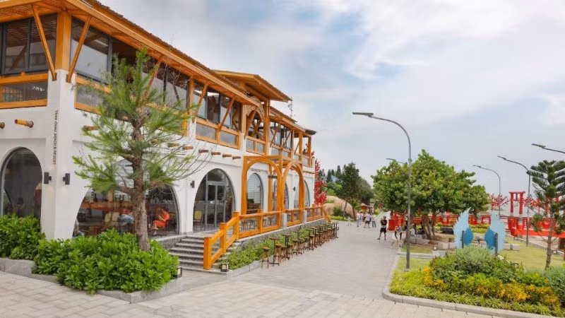 Không gian cửa hàng trà sữa Tacerla Tea House.