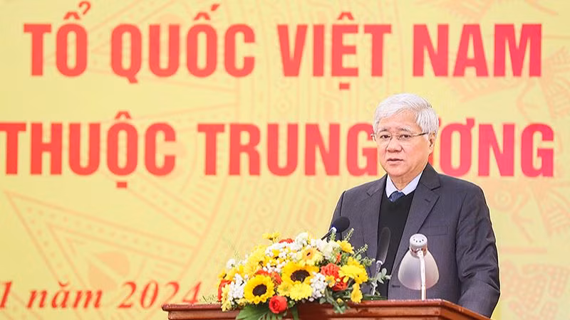 Đồng chí Đỗ Văn Chiến phát biểu khai mạc Hội nghị.