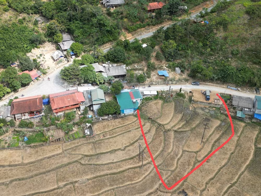 Khu vực liên quan đến đất ruộng và hành lang lưới điện sẽ làm cây xăng.